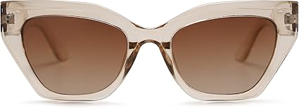 Square Cat Eye Polarized Sunglasses for Women Retro Classic Vintage Trendy Cateye Shades Sunnies Gafas