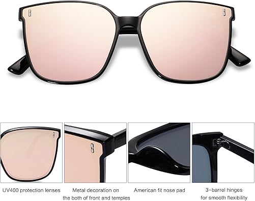 Trendy Oversized Sunglasses for Women and Men